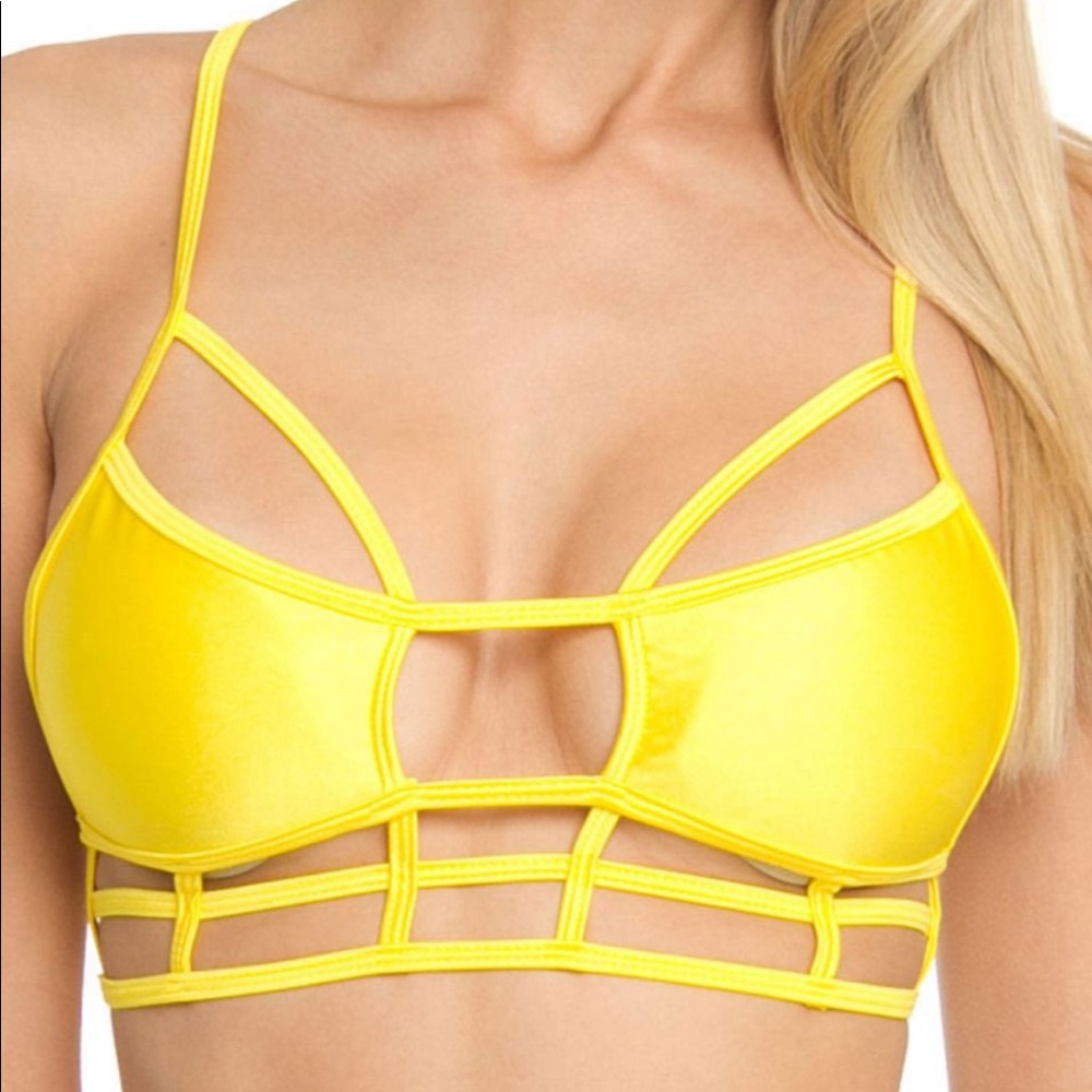 One teaspoon caged bikini top